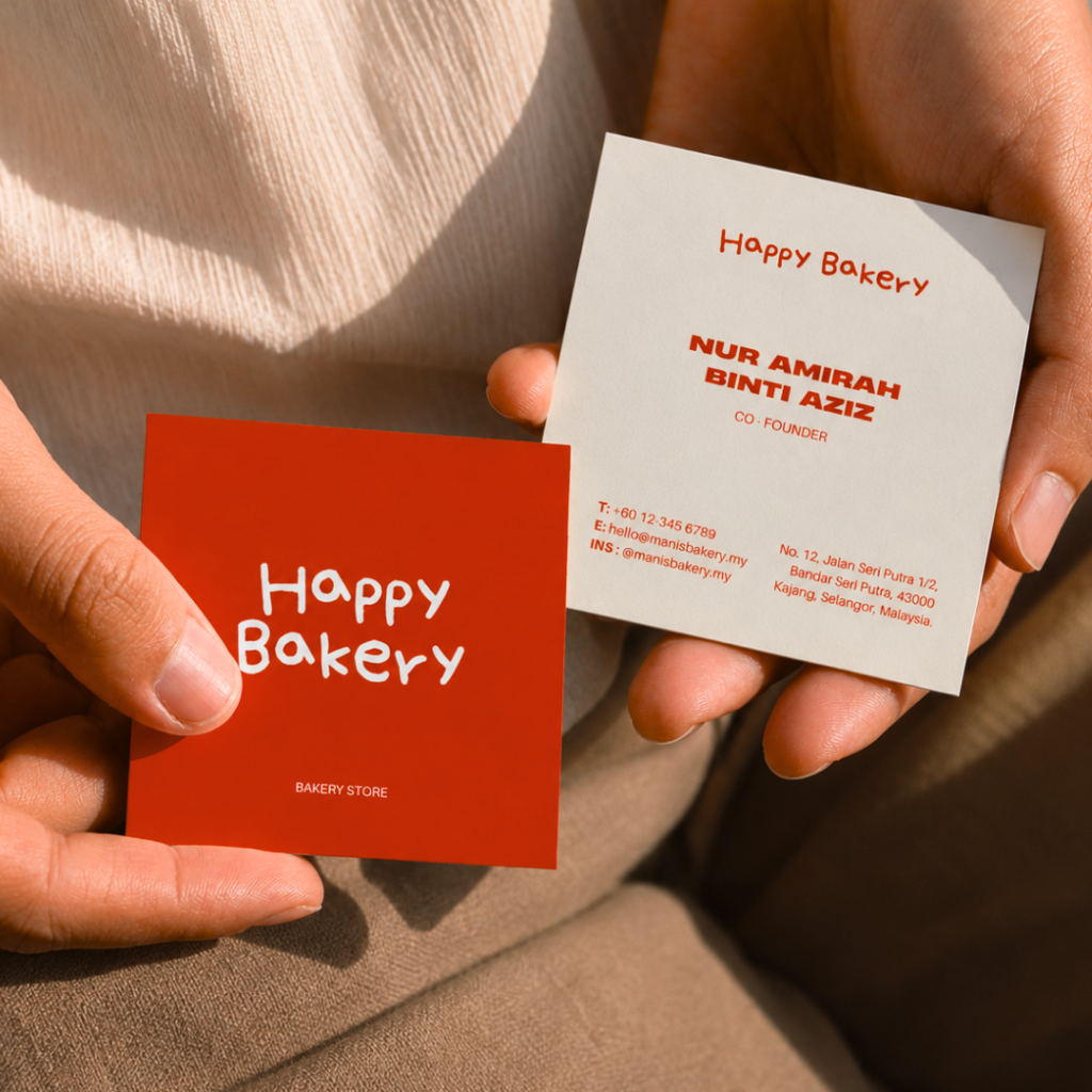 standard business card