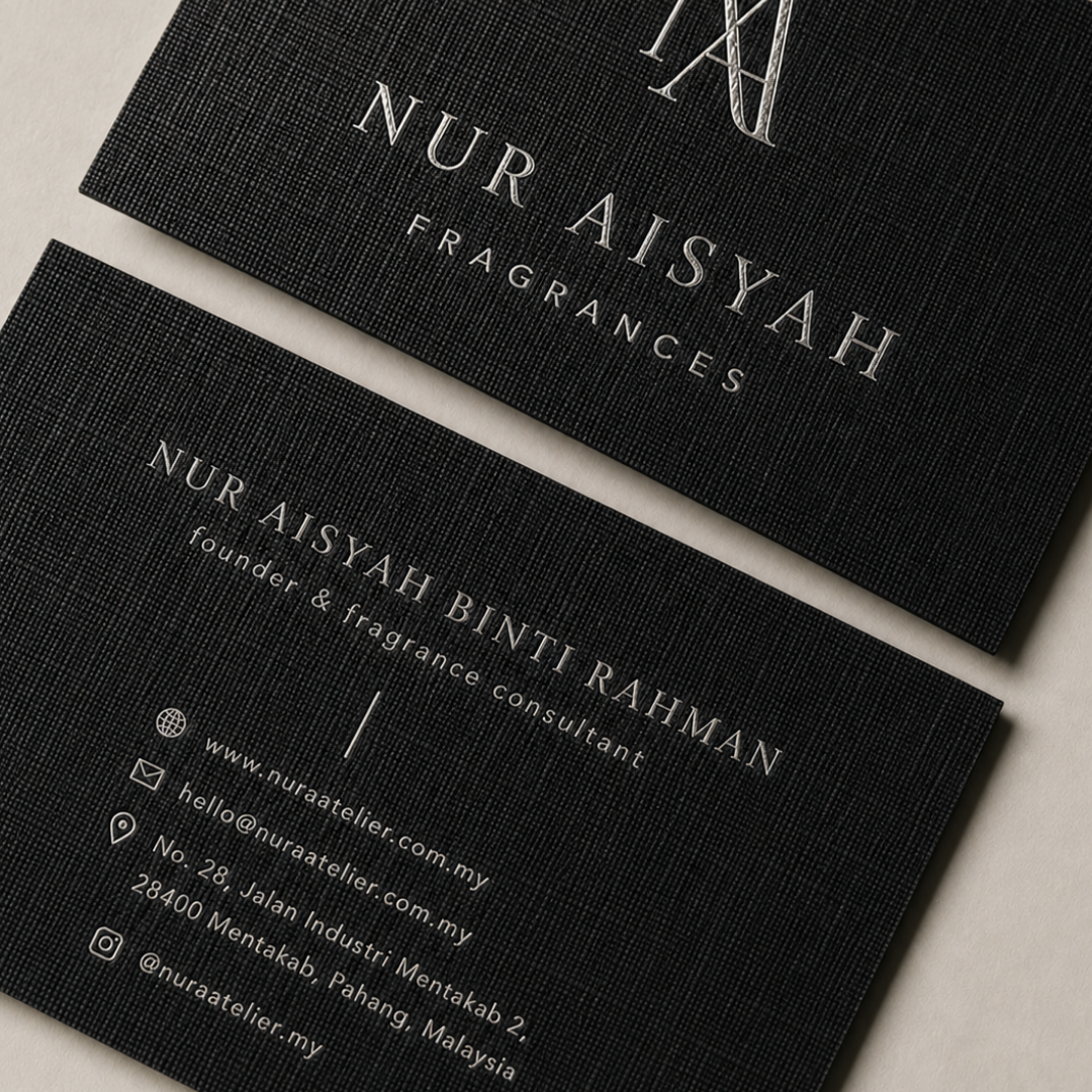 texture business card with foil stamping texture business card with foil stamping