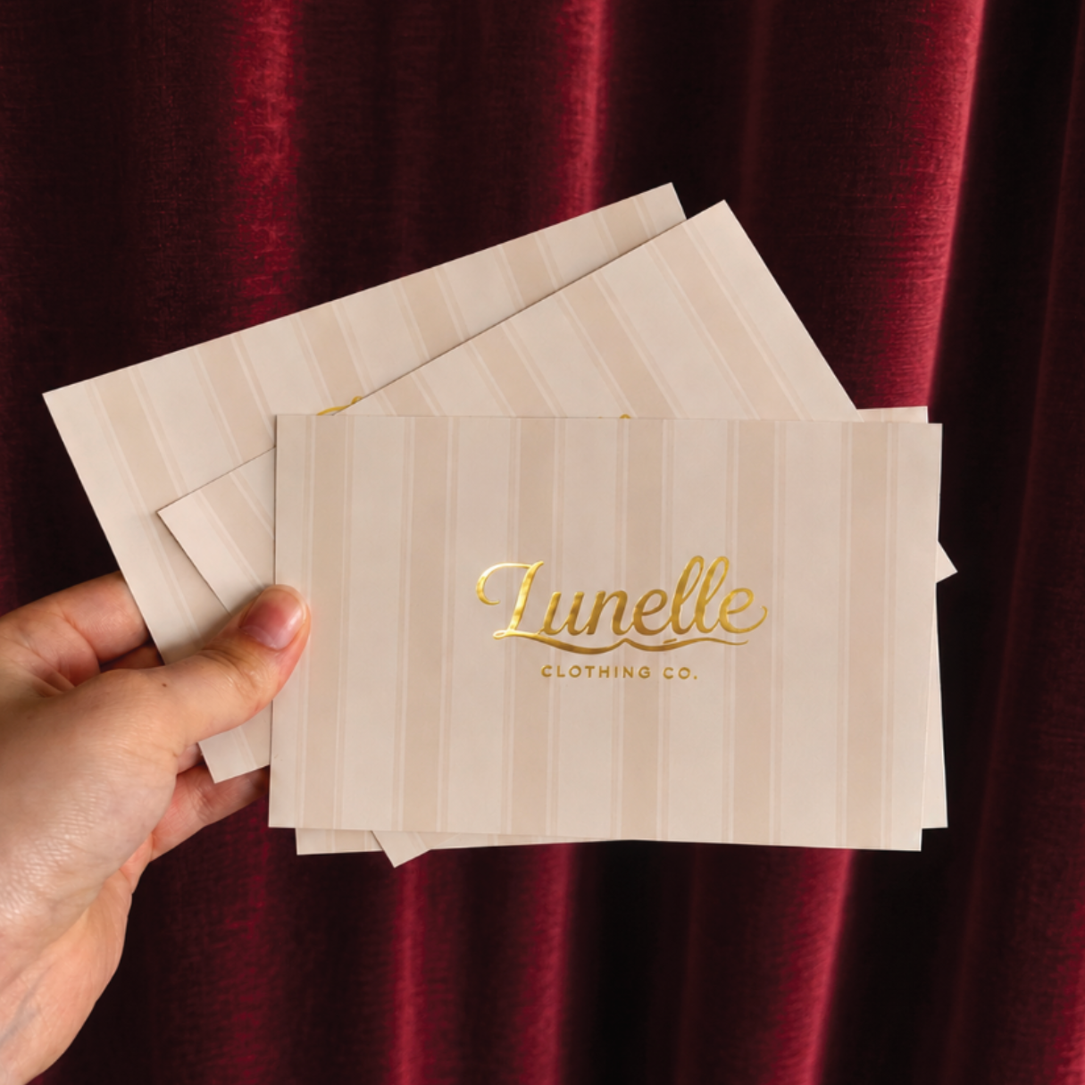 standard thank you card with foil stamping standard thank you card with foil stamping
