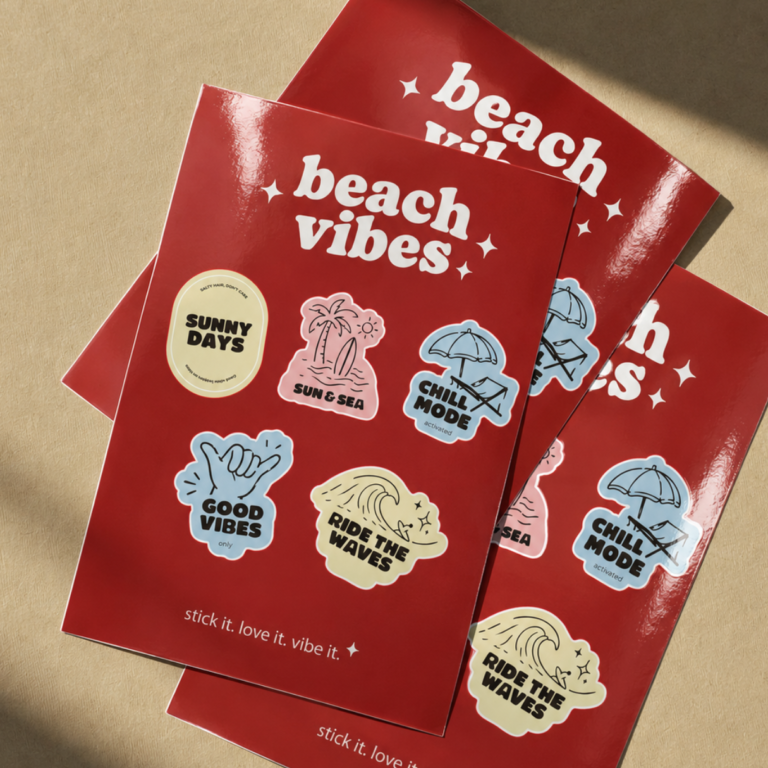 multiple dieline sticker