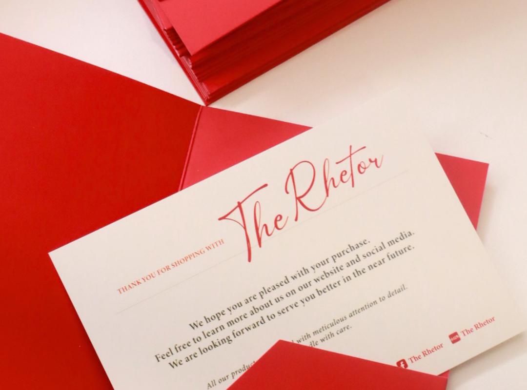 Standard Thank you Card Standard Business Card